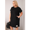 Dámské šaty Plus Size 25820 (Velikost UNI, Barva Šedá)
