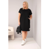 Dámské šaty Plus Size 25820 (Velikost UNI, Barva Šedá)