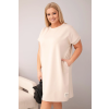 Dámské šaty Plus Size 25820 (Velikost UNI, Barva Šedá)