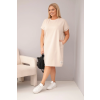 Dámské šaty Plus Size 25820 (Velikost UNI, Barva Šedá)
