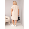 Dámské šaty Plus Size 25820 (Velikost UNI, Barva Šedá)