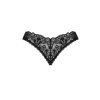 Tanga Obsessive Donna Dream crotchless thong (Velikost XL/2XL, Barva Černá)
