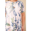 Dámské šaty ART5200 Plus Size (Velikost UNI, Barva Modrá)