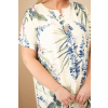Dámské šaty ART5200 Plus Size (Velikost UNI, Barva Modrá)