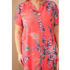 Dámské šaty ART5200 Plus Size (Velikost UNI, Barva Modrá)