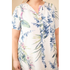 Dámské šaty ART5200 Plus Size (Velikost UNI, Barva Modrá)