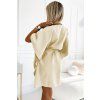 Numoco dámské šaty SOFIA 287-28 (Velikost L/XL, Barva Béžová)