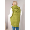 Dámská vesta Plus Size 7090 (Velikost UNI, Barva Černá)