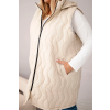 Dámská vesta Plus Size 7090 (Velikost UNI, Barva Černá)
