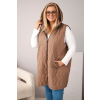 Dámská vesta Plus Size 7090 (Velikost UNI, Barva Černá)