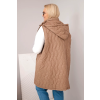 Dámská vesta Plus Size 7090 (Velikost UNI, Barva Černá)