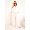 Dámský komplet Plus Size 8120 (Velikost UNI, Barva Smetanová)