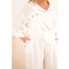 Dámský komplet Plus Size 8120 (Velikost UNI, Barva Smetanová)