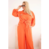 Dámský komplet Plus Size 8120 (Velikost UNI, Barva Smetanová)