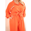 Dámský komplet Plus Size 8120 (Velikost UNI, Barva Smetanová)