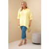 Dámská košile Plus Size 8052 (Velikost 3XL, Barva Černá)