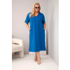 Dámské šaty Plus Size 7084 (Velikost 2XL, Barva Černá)