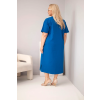 Dámské šaty Plus Size 7084 (Velikost 2XL, Barva Černá)