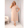 Dámské šaty Plus Size 7084 (Velikost 2XL, Barva Černá)