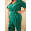 Dámský overal Plus Size 8260 (Velikost 2XL, Barva Černá)