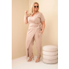 Dámský overal Plus Size 8260 (Velikost 2XL, Barva Černá)