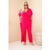 Dámský overal Plus Size 8260 (Velikost 2XL, Barva Černá)