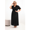 Dámské šaty Plus Size 2088 (Velikost UNI, Barva Černá)