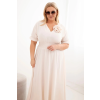 Dámské šaty Plus Size 2088 (Velikost UNI, Barva Černá)