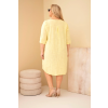 Dámské šaty Plus Size ART8106 (Velikost UNI, Barva Černá)