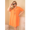 Dámské šaty Plus Size ART8106 (Velikost UNI, Barva Černá)