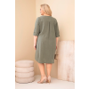 Dámské šaty Plus Size ART8106 (Velikost UNI, Barva Černá)