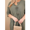 Dámské šaty Plus Size ART8106 (Velikost UNI, Barva Černá)