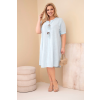Dámské šaty Plus Size ART8106 (Velikost UNI, Barva Černá)