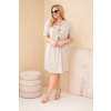 Dámské šaty Plus Size ART8106 (Velikost UNI, Barva Černá)
