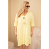 Dámské šaty Plus Size ART8106 (Velikost UNI, Barva Černá)
