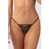 Tanga Obsessive Clara 2-pack thong (Velikost S/M, Barva Černá)