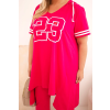 Dámský komplet Plus Size 8240 (Velikost 4XL, Barva Modrá)