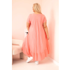 Dámské šaty Plus Size 21682 (Velikost UNI, Barva Černá)