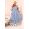 Dámské šaty Plus Size 21682 (Velikost UNI, Barva Černá)