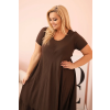Dámské šaty Plus Size 21682 (Velikost UNI, Barva Černá)