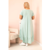 Dámské šaty Plus Size 21682 (Velikost UNI, Barva Černá)