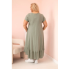 Dámské šaty Plus Size 21682 (Velikost UNI, Barva Černá)