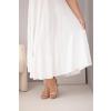 Dámské šaty Plus Size 21682 (Velikost UNI, Barva Bílá)