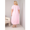 Dámské šaty Plus Size 21682 (Velikost UNI, Barva Bílá)