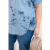 Dámská halenka Plus Size ART8105 (Velikost UNI, Barva Černá)