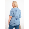Dámská halenka Plus Size ART8105 (Velikost UNI, Barva Černá)