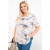 Dámská halenka Plus Size ART8105 (Velikost UNI, Barva Černá)