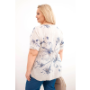 Dámská halenka Plus Size ART8105 (Velikost UNI, Barva Černá)