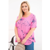Dámská halenka Plus Size ART8105 (Velikost UNI, Barva Černá)