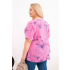Dámská halenka Plus Size ART8105 (Velikost UNI, Barva Černá)